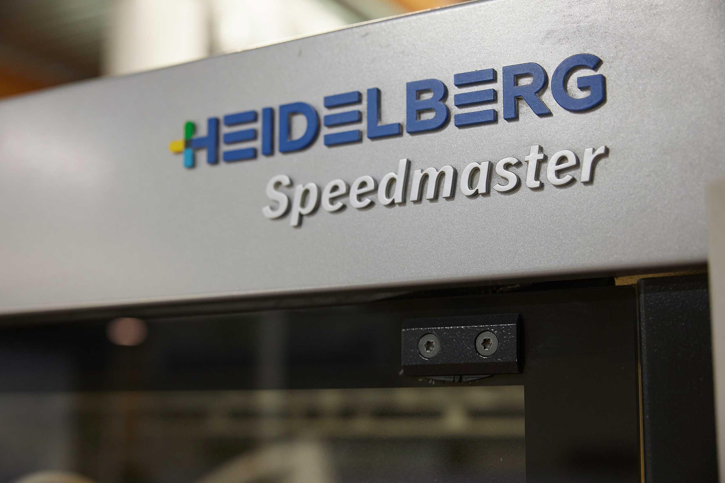 Daneels Media Group Heidelberg Speedmaster logo